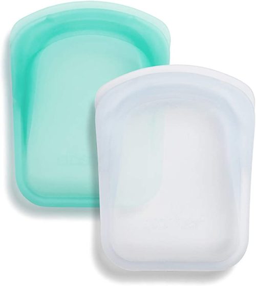 Set 2 Bolsas STASHER Pocket de Silicon Aqua