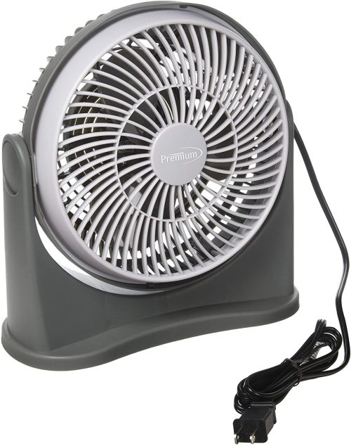 Ventilador 8" 3 Vel Gris Premium PFF082