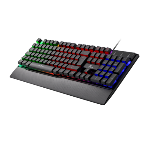 Teclado Multimedia Xtech Armiger Con Iluminación De Fondo Multicolor XTK-510S