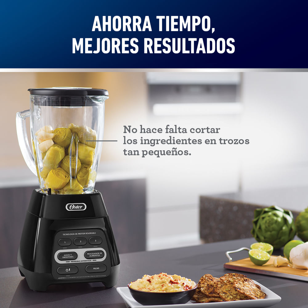 Licuadora Oster Con Motor Reversible y Procesador De Alimentos BLSTPYG1209B - Image 6