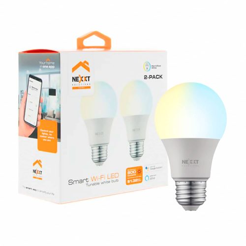 Bombillo LED inteligente Pack 2 Unidades NHB-W1102K