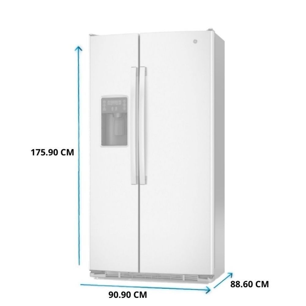 Refrigerador automático GE Side by Side 26", Inox, 755L, Display Touch, LED, Despachador agua y hielo, THES, GNM26AETFSS - Image 2