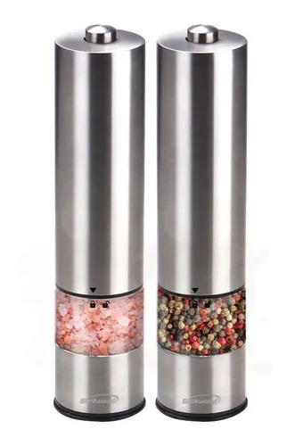 Moledor de Sal y Pimienta Electrico Con Luz Led Brentwood (SC2321S)