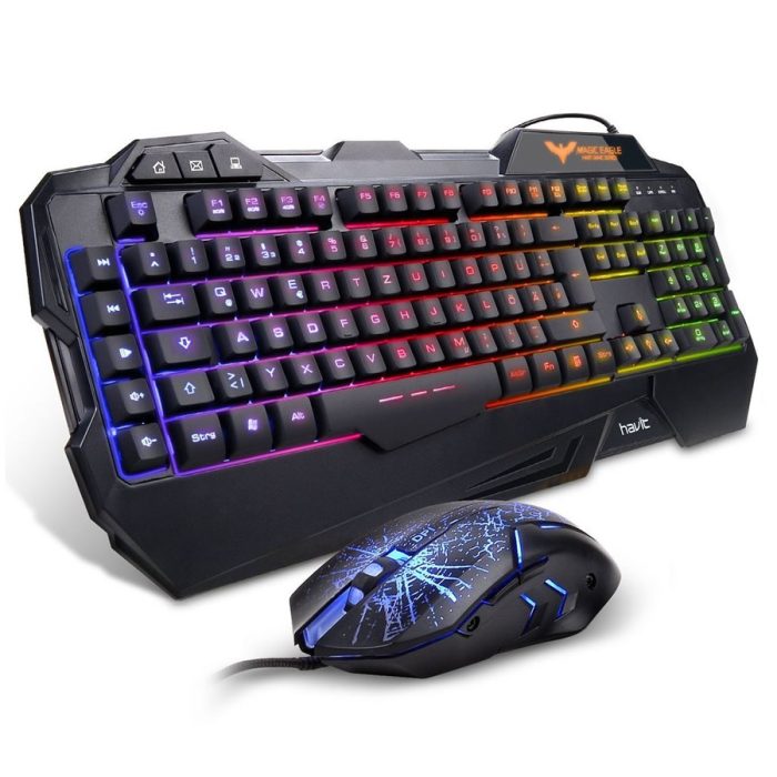 Combo Teclado Multicolor Havit HV-KB558CM