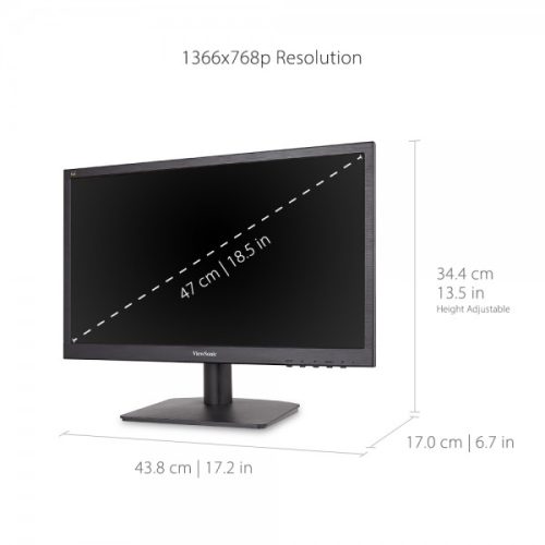 Monitor Viewsonic LCD Panorámico 18.5" VA1903H