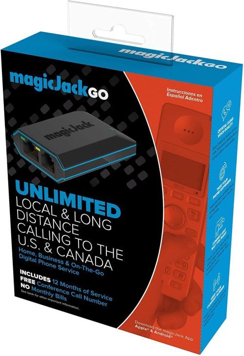 Servicio digital telefónico Magic Jack Go-incluye 12 meses de servicio