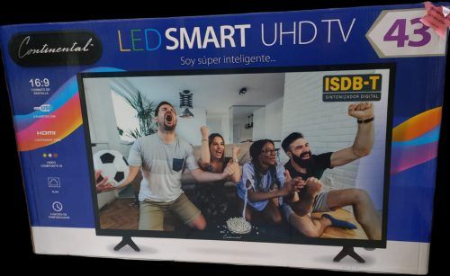 Pantalla Smart 43" Continental 4K UHD CE-TV43133CR