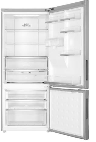 Refrigerador Automático Haier BF 15", Inox, display táctil, jaladeras tipo pocket, despachador de agua, Flex Inverter HBM425EMNSS0 - Image 2