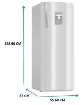 Refrigeradora de 8'p cúbicos, dispensador de agua, Mabe RMU210FANU. - Image 3