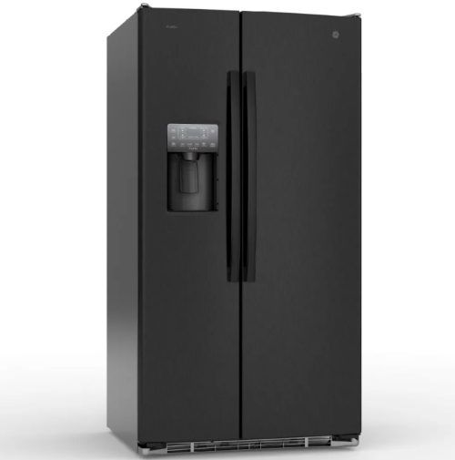 Refrigerador GE Profile Side by Side 26", Black steel, 755L, Display Touch, Sensores, Despachador, Fábrica de hielos, LED, alarma puerta, seguro para niños, filtro agua GE SmartWater MWF PNM26PGTFPS