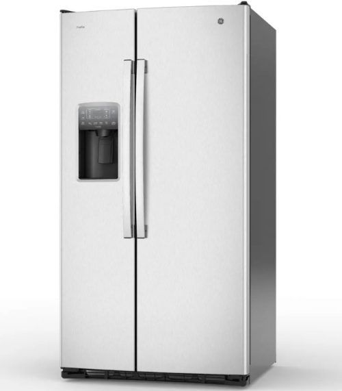 Refrigerador GE Profile Side by Side 26", Inox, 755L, Display Touch, Sensores, Despachador, Fábrica de hielos, LED, alarma puerta, seguro para niños, filtro agua GE SmartWater MWF PNM26PGTCFS