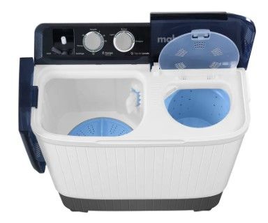 Lavadora semiautomática, Mabe, 11 kilos, Silver, propela, 4 perillas, tapa transparente, 110V LMDX1123HBAB0 - Image 2