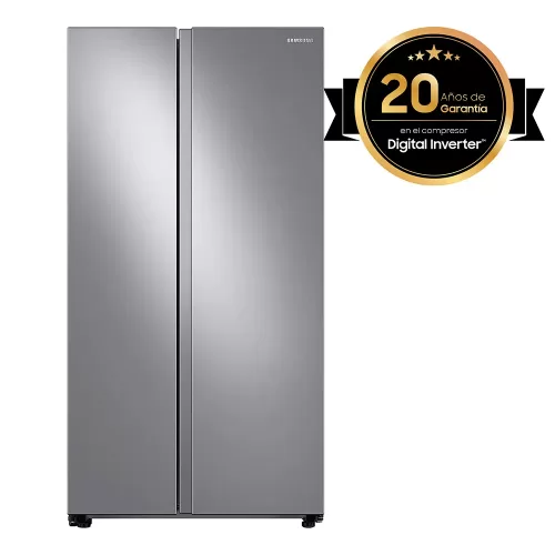 Refrigerador Samsung SBS sin dispensador RS23T5B00S9/AP Inox 22.8PC