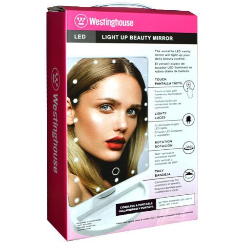WESTING HOUSE ESPEJO DE MAQUILLAJE PORTATIL WH1115