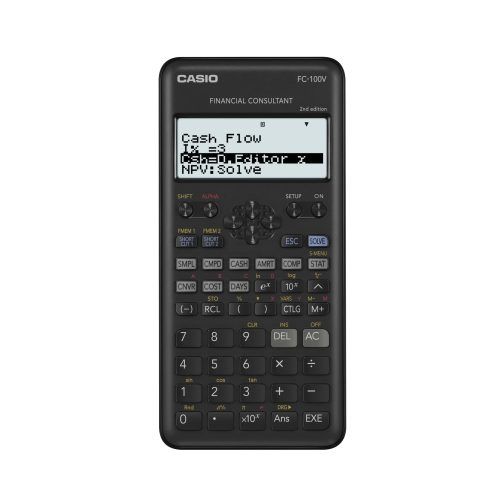 Calculadora Cassio financiera FC-100V-2