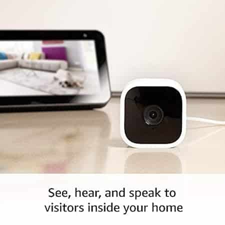 Blink Mini - Cámara de seguridad inteligente compacta, conectable, para interiores, con video de alta definición 1080 y detección de movimiento, funciona con Alexa - 1 cámara - Image 3