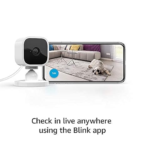 Blink Mini - Cámara de seguridad inteligente compacta, conectable, para interiores, con video de alta definición 1080 y detección de movimiento, funciona con Alexa - 1 cámara - Image 4