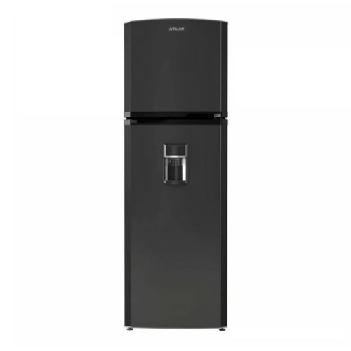 Refrigerador automático TMNF Atlas 2P 10", Black Mate 250L, dispensador, RTA250PJCRG