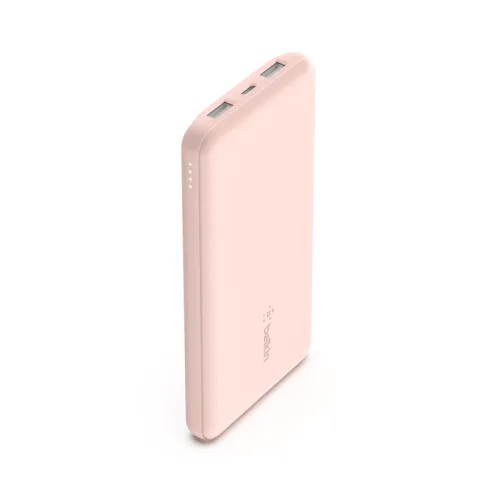 POWER BANK BELKIN 10 K PINK CARGA RAPIDA BPB011btRG