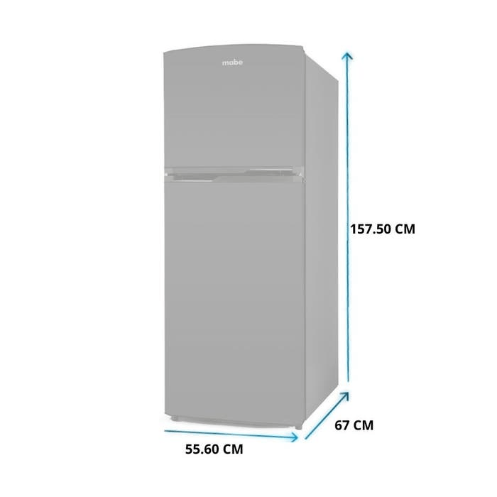 Refrigerador automático TMNF Mabe 2P 9", Black Mate 230L RMA230PVCRG1 - Image 2