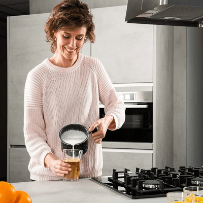 Westinghouse set de 2 ollas para leche marmol negro 12cm WCCS000902AMBB - Image 4