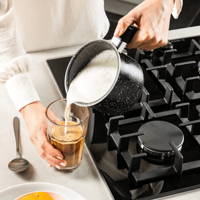 Westinghouse set de 2 ollas para leche marmol negro 12cm WCCS000902AMBB - Image 5