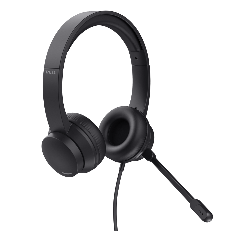 TRUST headset supraaurales ligeros para PC con diadema ajustable 25087 - Image 2