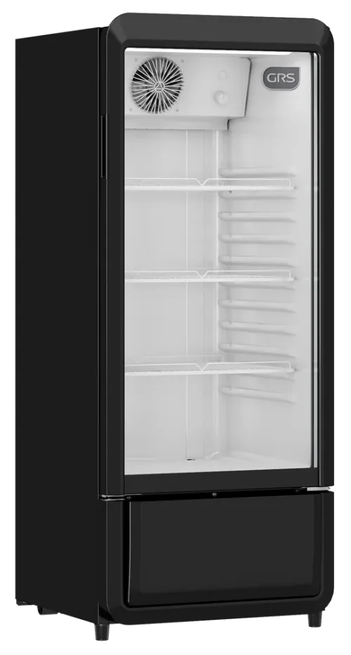 Vitrina refrigerada vertical de 7 pies³ GRS GSF200BK