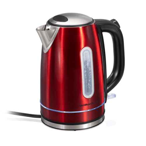 HERVIDOR ELÉCTRICO HB DE 1.7 LT, ROJO | HB-41060