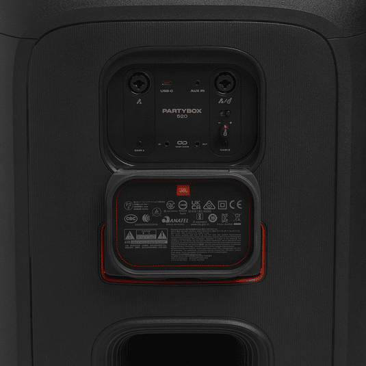 PARLANTE JBL RGB PARTYBOX 520 BLUETOOTH JBLPARTYBOX520AM NEGRO - Image 2