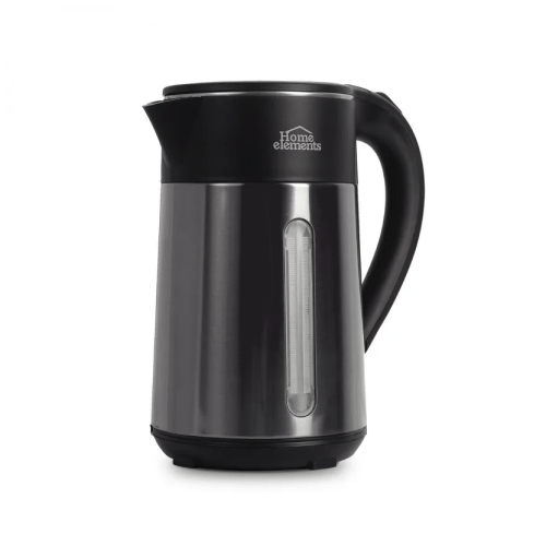 Cafetera hervidora 2 en 1 Negro HEEK8103G  Home Elements