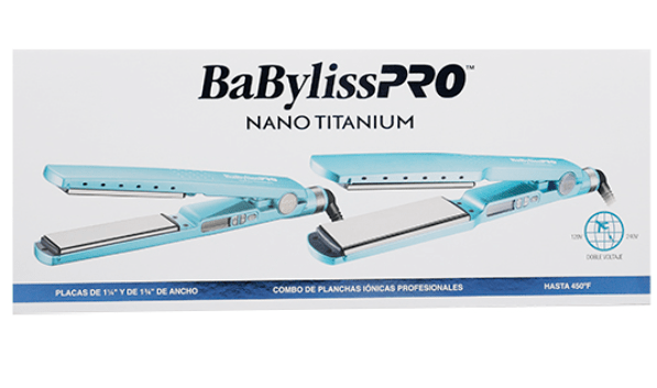 Kit Babyliss Nano Titanium 1 1/4 & 1 3/4 813780 - Image 2
