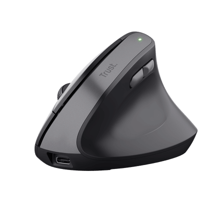 Trust mouse ergonomico inalambrico y recargable color negro 25145 - Image 2