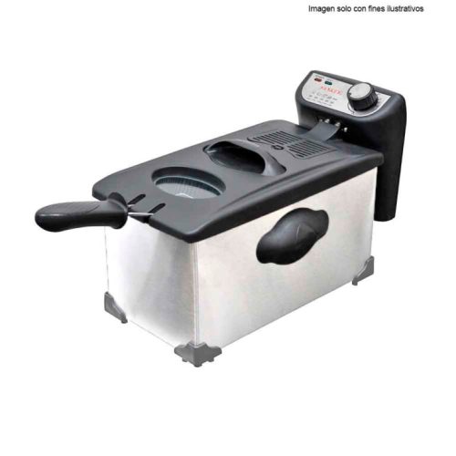 Olla freidora eléctrica FRW-650 Sankey de acero inoxidable 3 litros