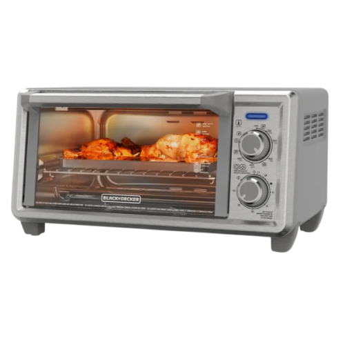 Horno Tostador Black+Decker 4 Rebanadas, TO4125-0SDLA