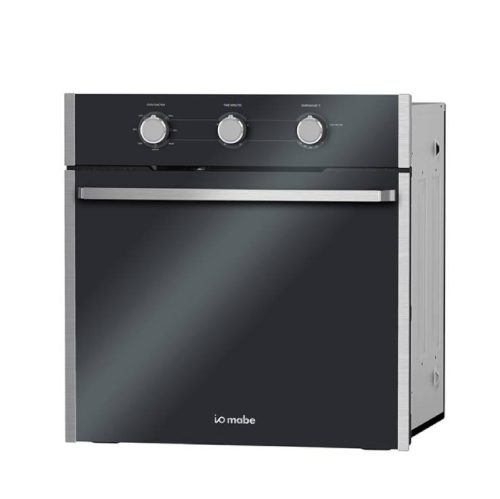 Horno Eléctrico 127 V 60 cm (24 pulgadas) Vidrio negro con acero inoxidable IO Mabe conveccion.