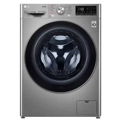 LG – Lavasecadora de Carga Frontal 14 kg / 8 kg con AI DD y ThinQ – WD14VV3S6C